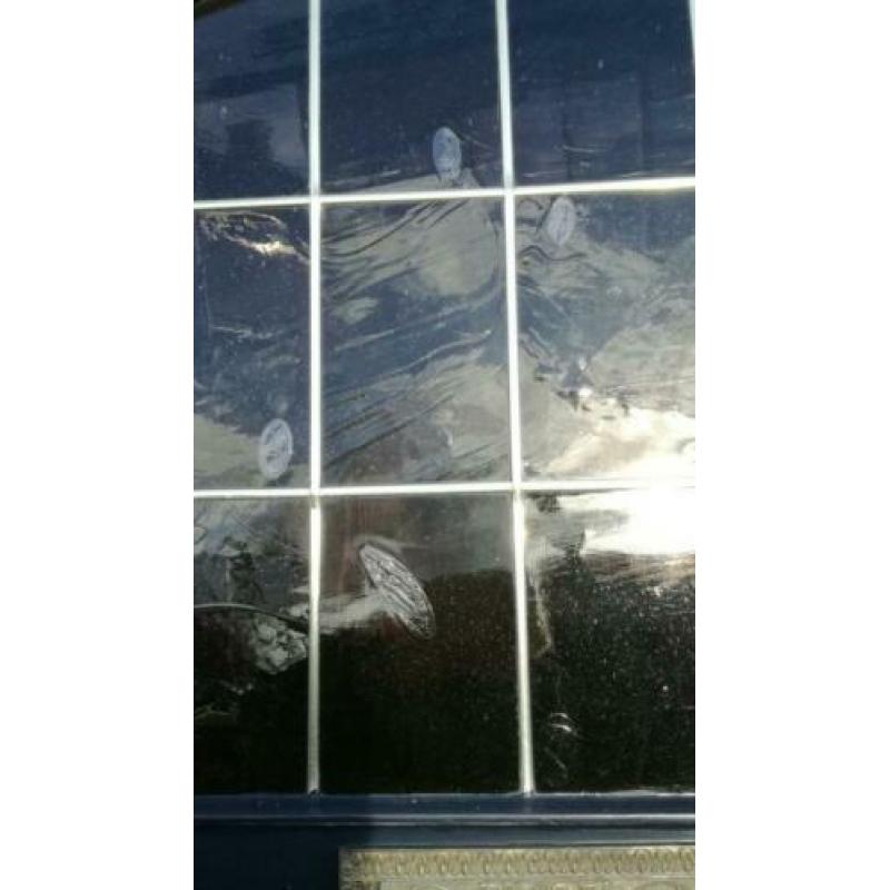 Voordeur met glas in lood