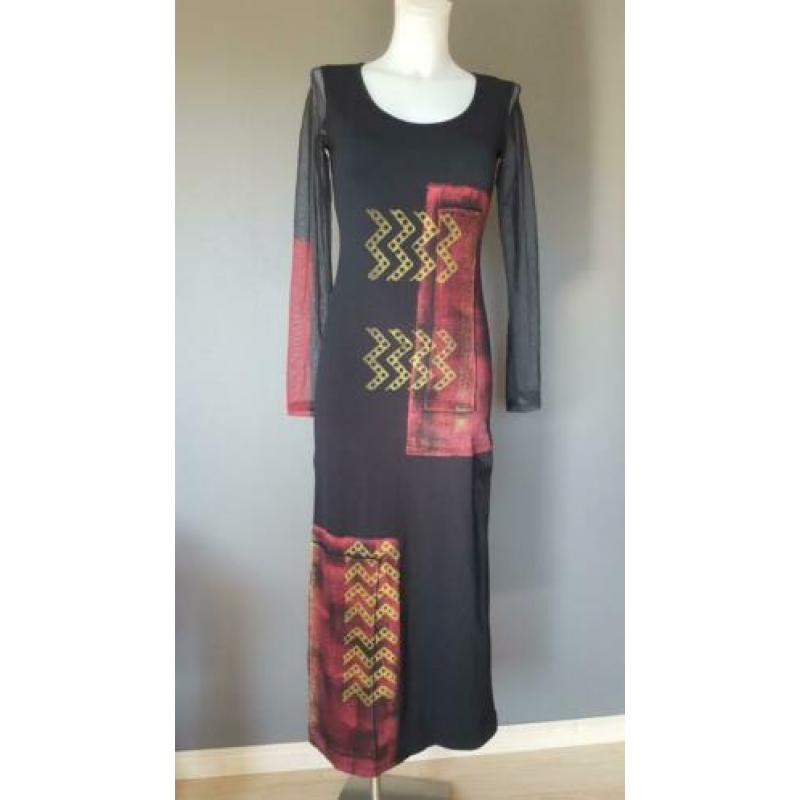 jurk Legatte (Save the Queen) - geverfde print op stof - S