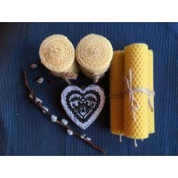 Bijenwas kaarsen/ Beeswax candles