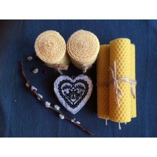 Bijenwas kaarsen/ Beeswax candles