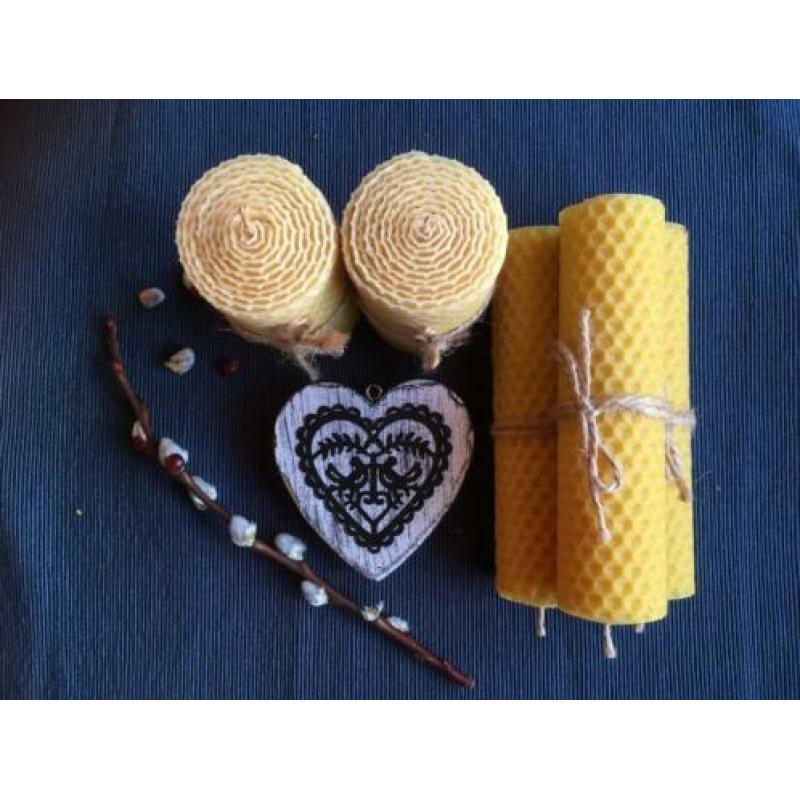 Bijenwas kaarsen/ Beeswax candles