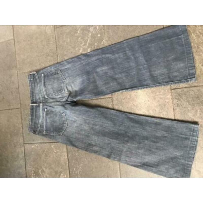 Mooie spijker/jeansbroek wijde pijpen mt36