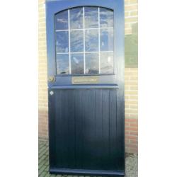 Voordeur met glas in lood