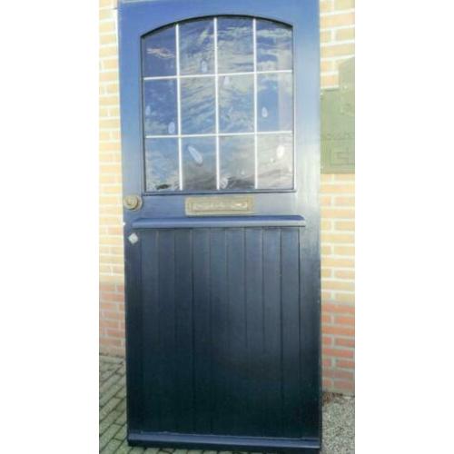 Voordeur met glas in lood