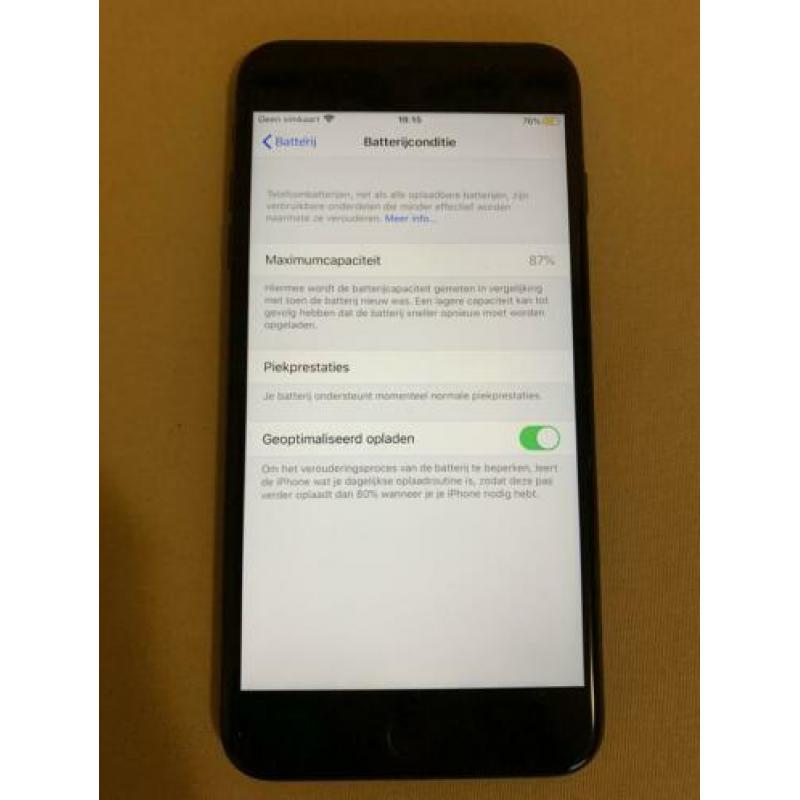 Mooie iPhone 7 Plus Matt zwart 32GB met aankoopbon!