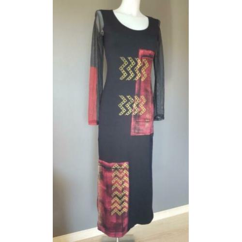 jurk Legatte (Save the Queen) - geverfde print op stof - S