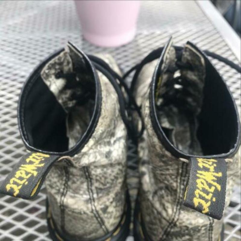 Zeldzame Vintage Dr. Martens met Slangenprint UK7 EU41 rare