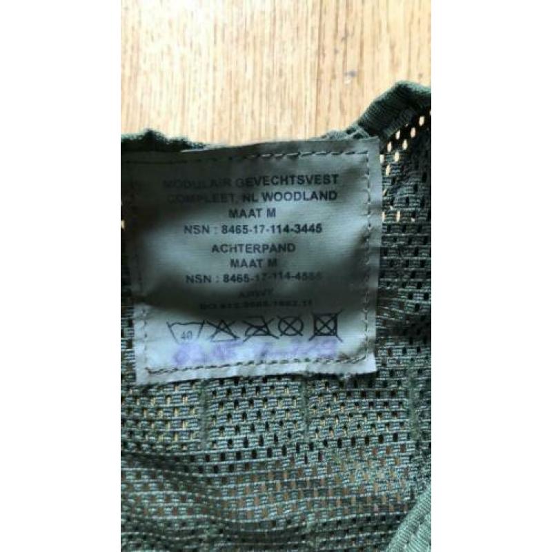 Ops vest modulair woodland leger