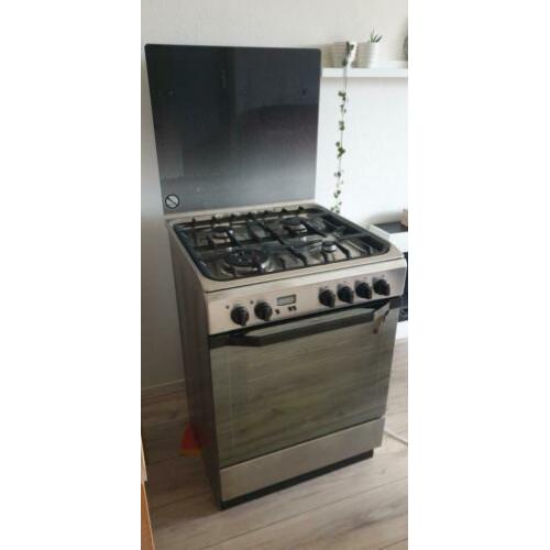 Gasfornuis met elektrische oven Indesit I6TMH5AG(X)/NL