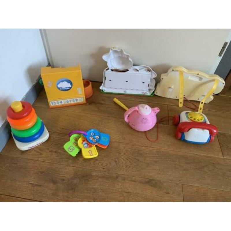 Fisher price telefoon kassa xylofoon baby speelgoed partij