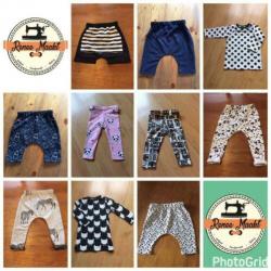 harem broek / legging tijger grijs 50 56 62 68 74 80 86 92