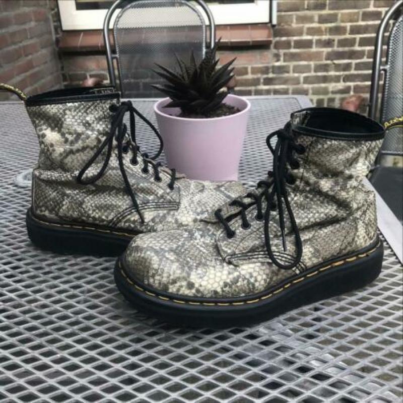 Zeldzame Vintage Dr. Martens met Slangenprint UK7 EU41 rare