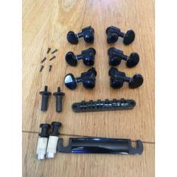 Grover tuners les Paul bridge tailpiece hardware gitaar