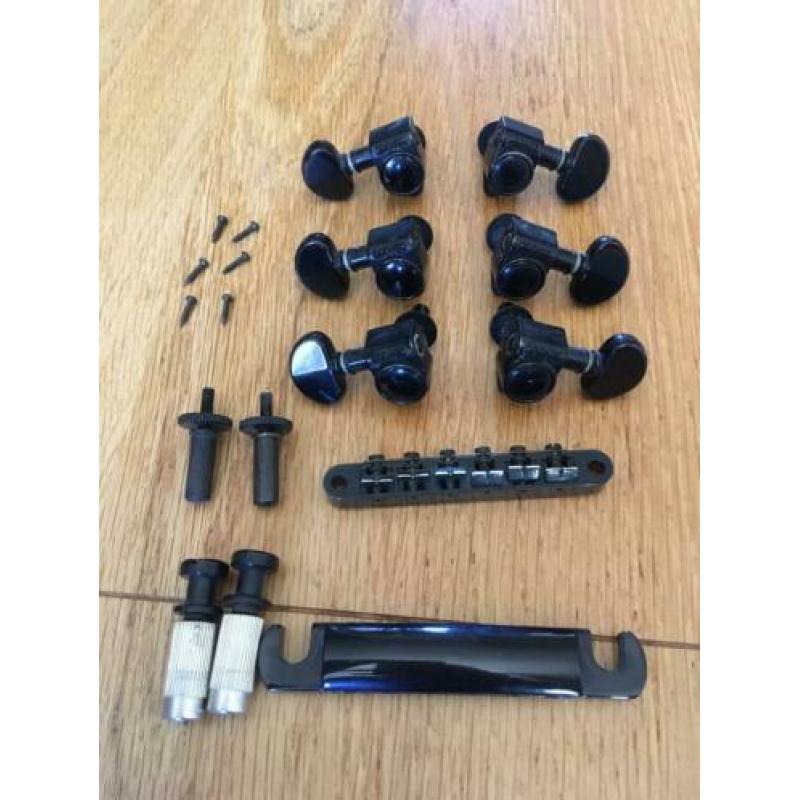 Grover tuners les Paul bridge tailpiece hardware gitaar