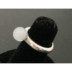 Zilveren TI SENTO ring met KATTENOOG