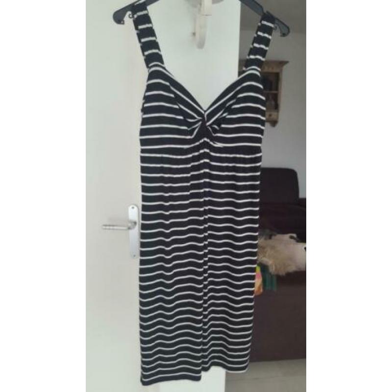 Expresso Jurk maat 38/M ; zwart en wit