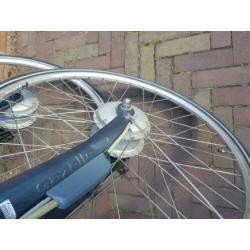 Set gazelle elektrische fietsen. Uitnambaare accu.