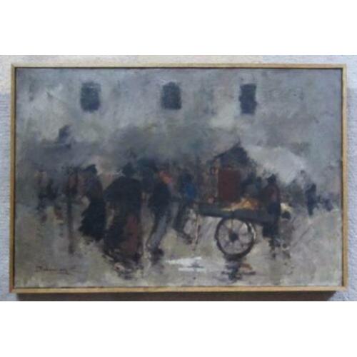 ==Jan Rijlaarsdam 1911-2007==mensen op de markt==