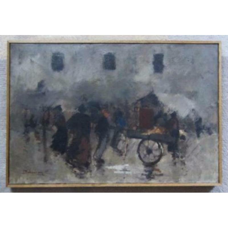 ==Jan Rijlaarsdam 1911-2007==mensen op de markt==