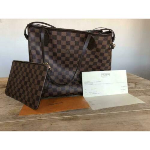 Louis Vuitton Neverfull MM origineel met bon