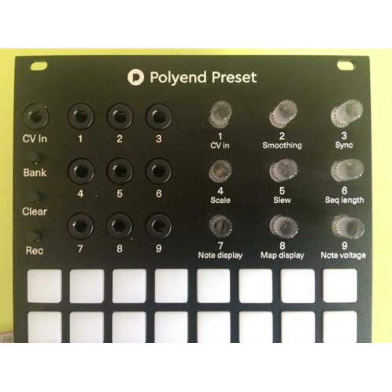 Polyend Preset eurorack recaller en sequencer