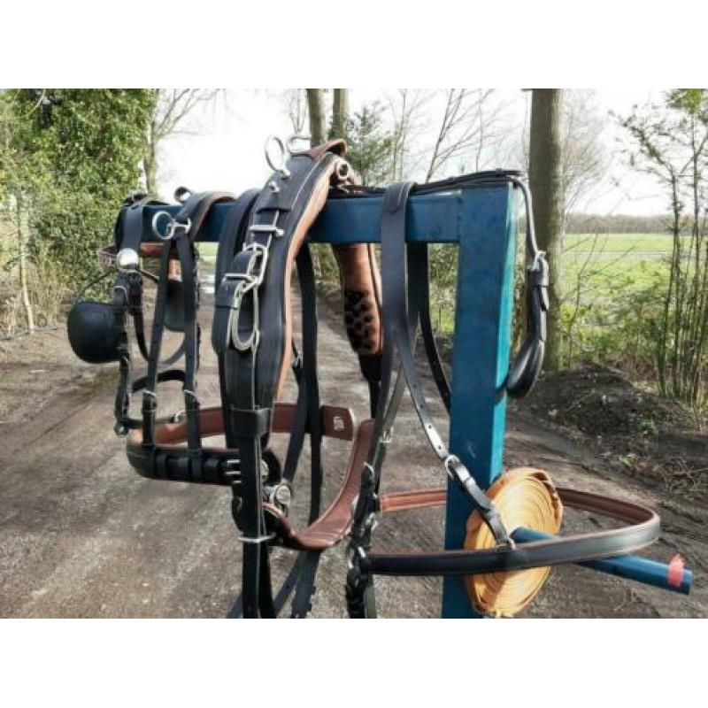 ??.nieuw zwart-bruin onderl prof full,cob 1 sp tuig 385 e.??
