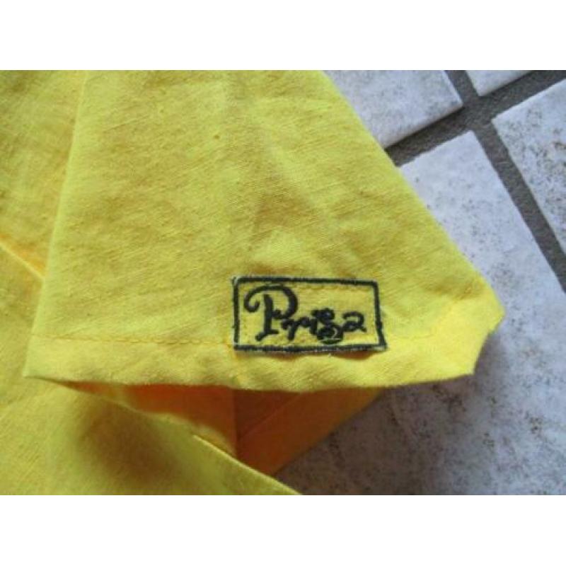 Prisa – Heldergele lange broek met elastiek