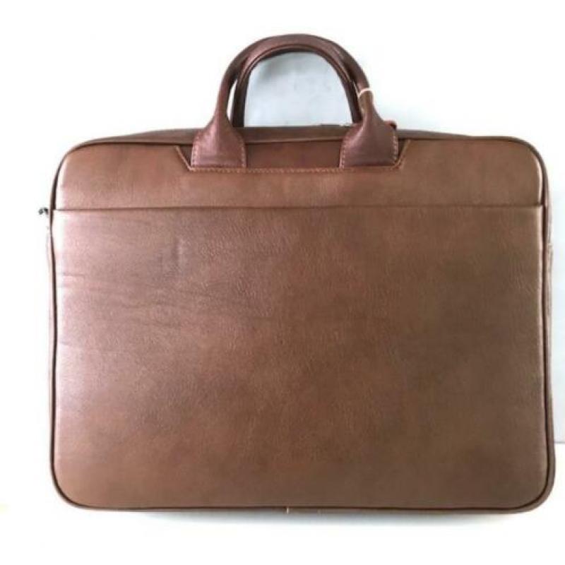 laptoptas Lederen