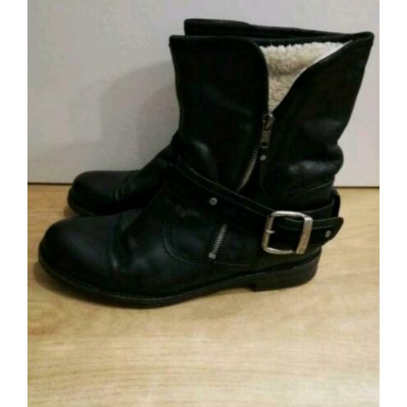 Stoere laarzen-zwart-maat 40
