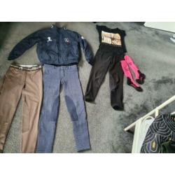 Super!! Paardrijkleding set mt 152