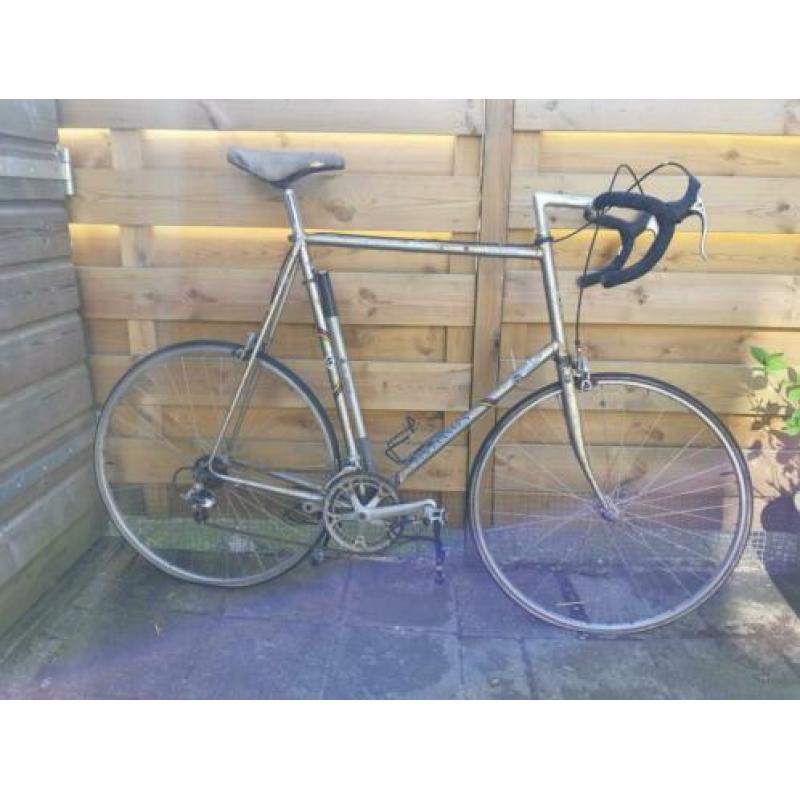 Jan Jansen racefiets, zo uit de schuur , hoog frame 69/70 cm