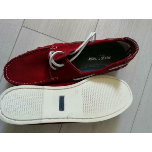 Mcgregor bootschoenen rood, maat 44. 1x gedragen.