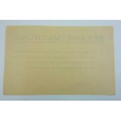 Duitse ww2 strand bekendmaking poster