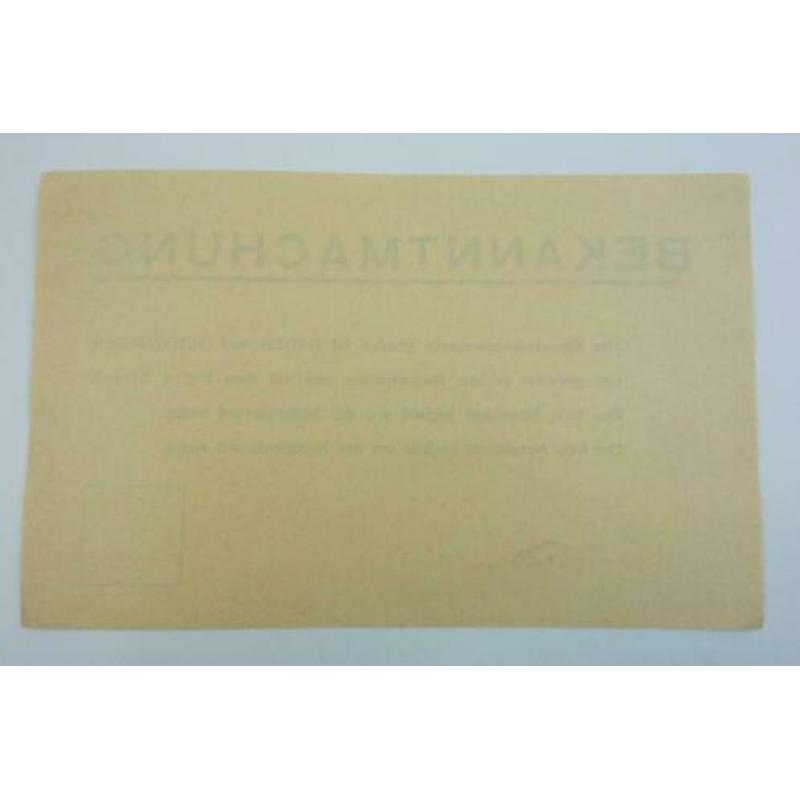 Duitse ww2 strand bekendmaking poster