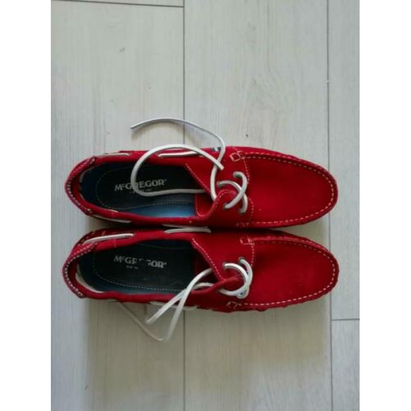 Mcgregor bootschoenen rood, maat 44. 1x gedragen.