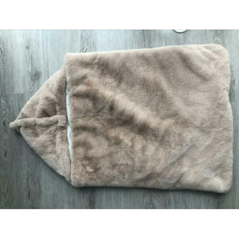 Slaapzak roze bont Zara