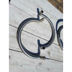 Drie maal duwstang 42 cm hoog en 24 cm breed