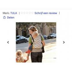 Tula Draagzak incl baby insert