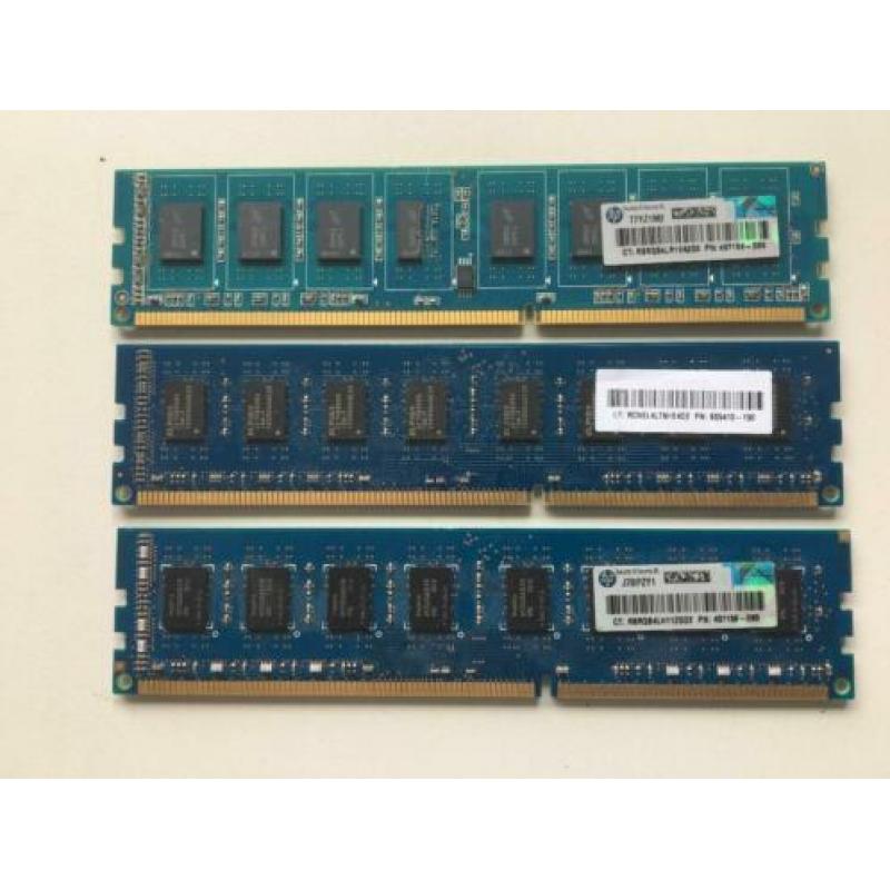 4GB DDR3 Samsung-Hynix-Ramaxel-Elpida-Micron voor Desktops