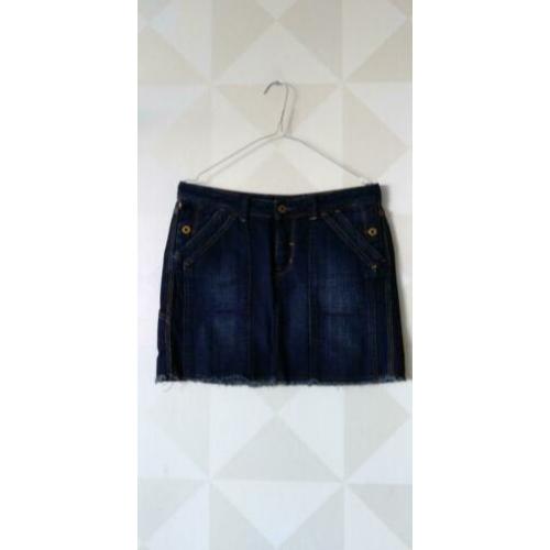 Ralph Lauren rok denim blauw maat 34/36