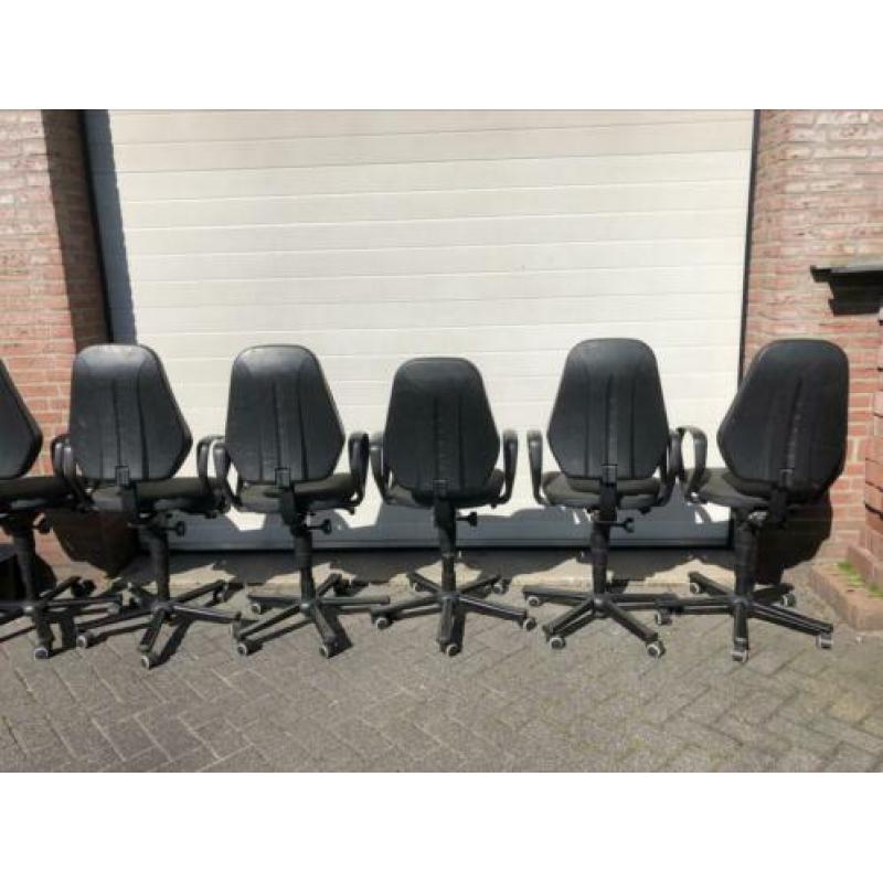 6x bureau stoelen