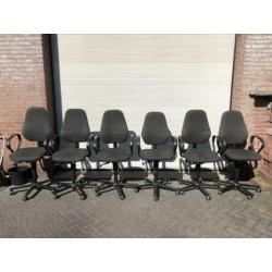 6x bureau stoelen