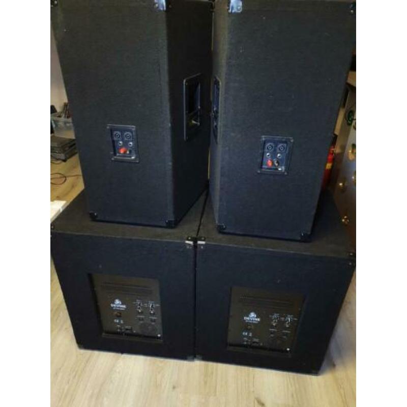 2x devine mkii 18 inch 2x devine trono 15 inch nieuwstaat!