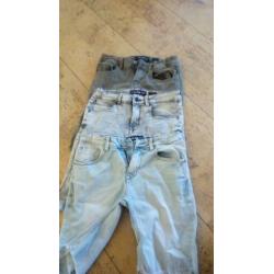 1 tas met kleren maat 176 tot maat s