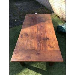Houten salontafel 160 x 80