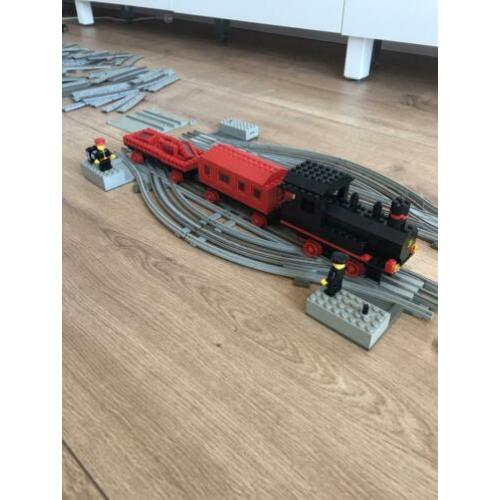 Lego trein + spoor uit begin jaren ‘80