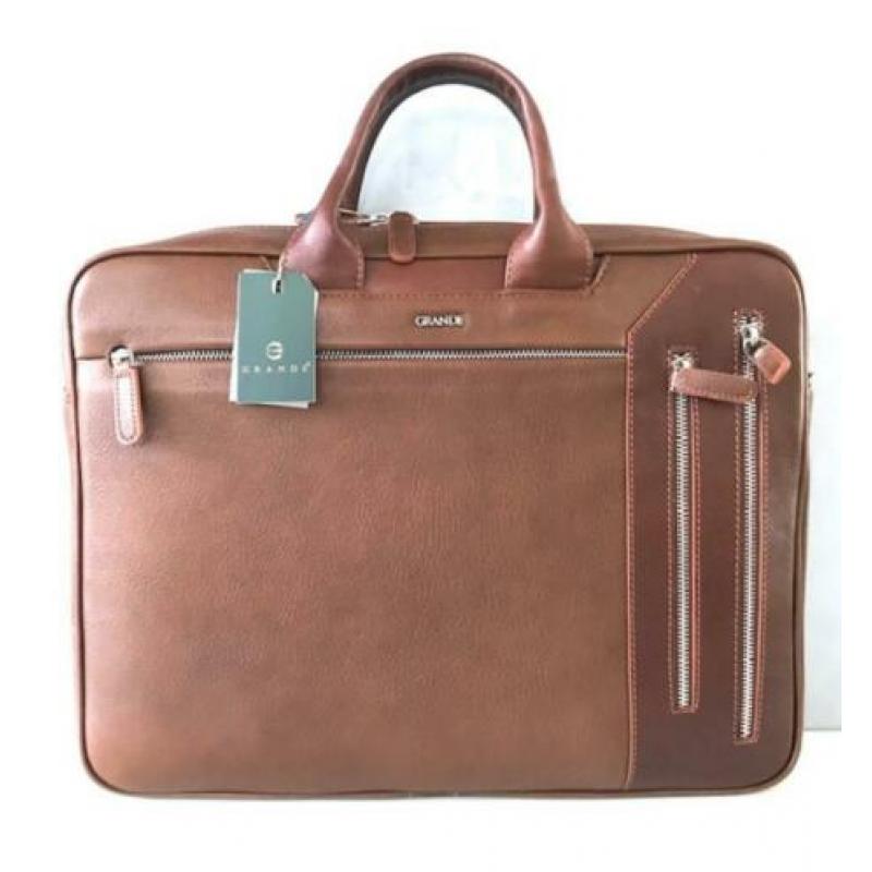 laptoptas Lederen