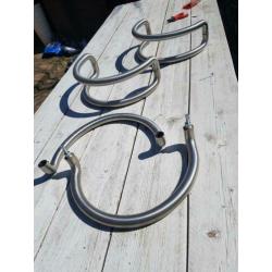 Drie maal duwstang 42 cm hoog en 24 cm breed