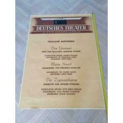 WW2 WO2 grote poster: Deutsches Theater in den Niederlanden