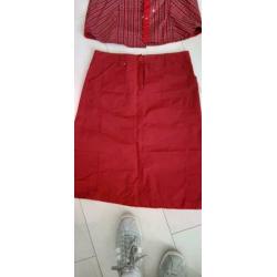 Tka leuk setje rok Tom taille maat 34 blouche Cecile maat s